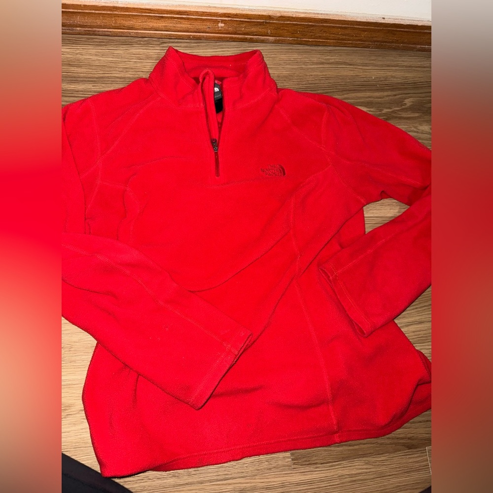 The North Face Vibrant Red Fleece Jacket